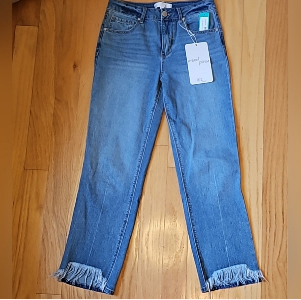 1822 - Denim Sherri High Rise Ankle Straight jeans, - Picture 7 of 13